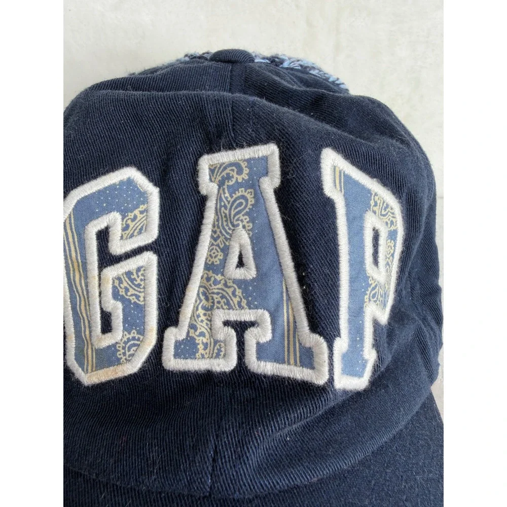 Gap Kids‎ Boys Navy Blue Knit Back Baseball Hat Cap Hybrid